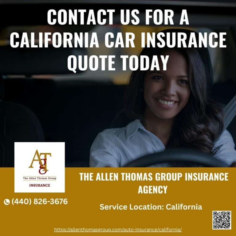 Contact Us for a California Car Insurance Quote Today