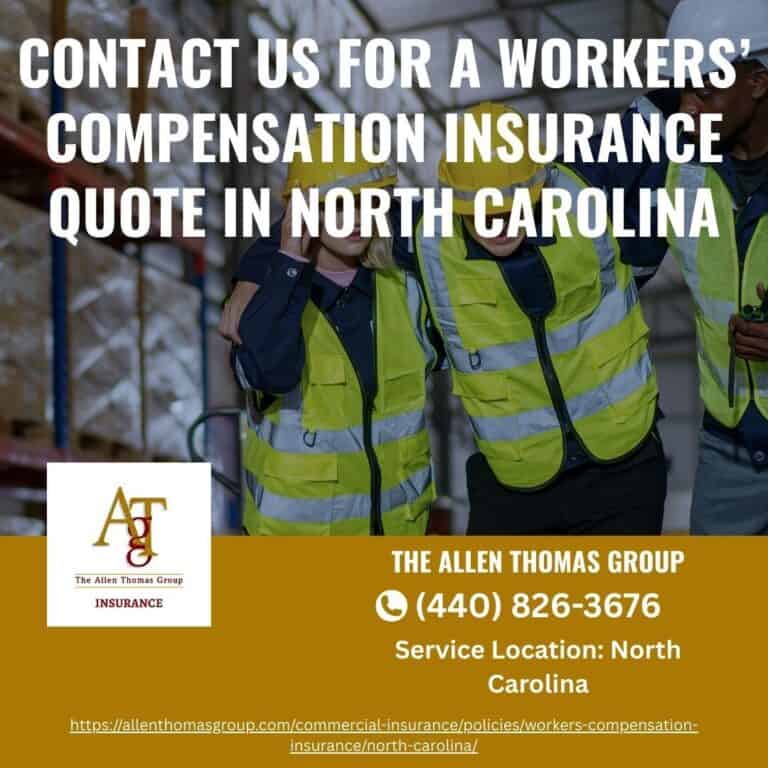 Contact Us for a Workers’ Compensation Insurance Quote in North Carolina