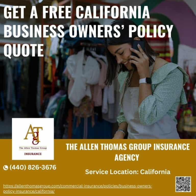 Get a Free California Business Owners’ Policy Quote