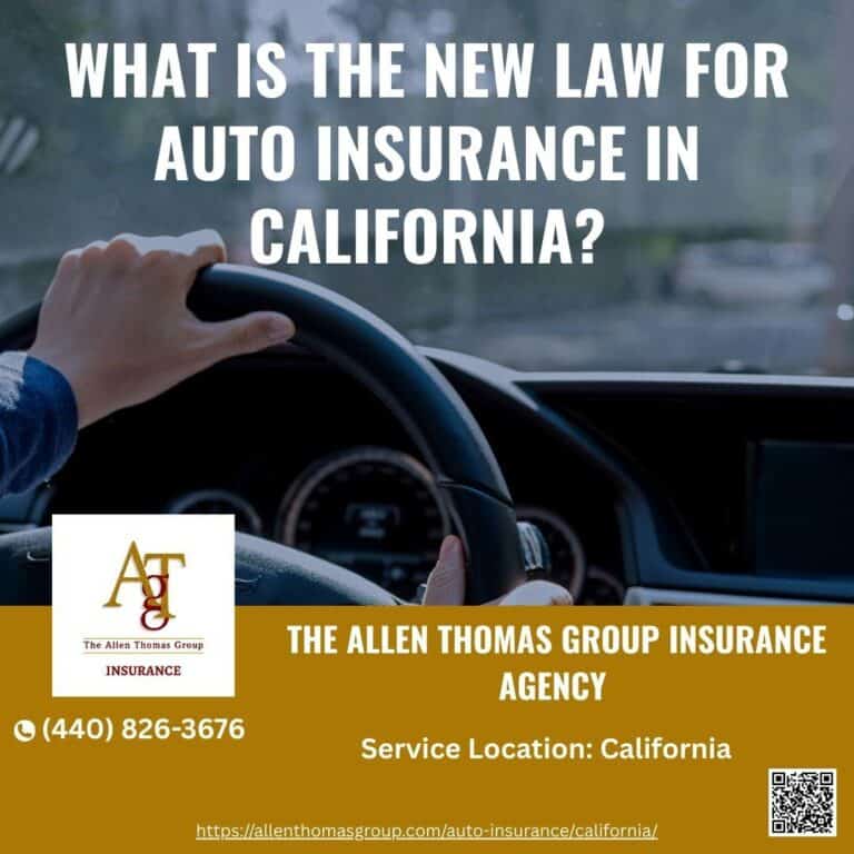 What is the New Law for Auto Insurance in California